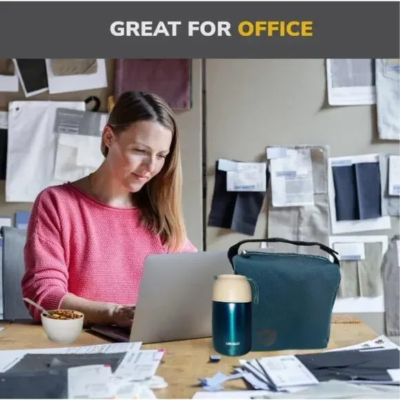 Insulated Food Jar for Hot Food in a Bag - 15 & 21 Oz Soup Lunch Box Container f - Picture 2 of 7